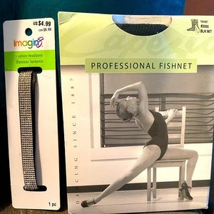 Professional black fishnet stockings